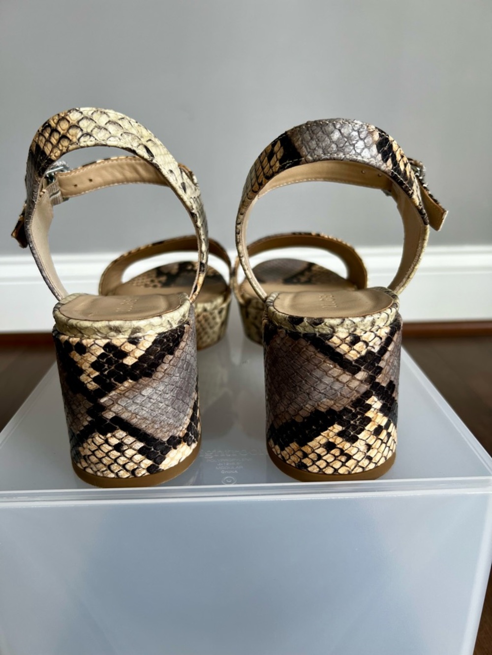 M. Gemi Lizza Nuova Platform Python Print Sandals - Picture 6 of 12